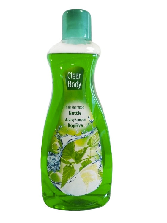 Clear body Šampon Kopřiva 500ml - Kosmetika Pro muže Vlasová kosmetika Šampóny